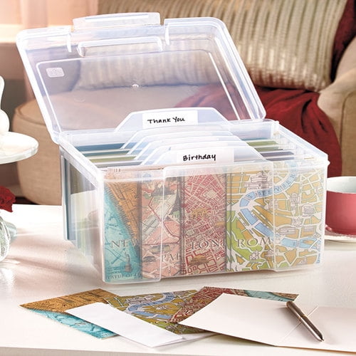 Greeting Card Organizer with Dividers