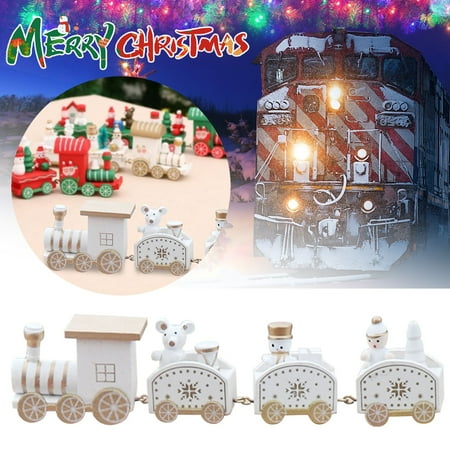 

BETADOG Clearance Christmas Decorations Christmas Wooden Train Children s Kindergarten Holiday Christmas Gifts Christmas Ornaments Gifts Clearance Deals