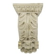 thumbnail image 2 of MERIVILLE Chatecu Drapery Sconce, Corbel Bracket, Drapery Scarf Swags, Wall Décor, French White with Gold Highlight, 1Pcs, 2 of 5