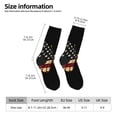 thumbnail image 2 of Cauagu Patriotic USA Butterfly Art Print Crew Socks for Women and Men,Adult Athletic Running Socks 1-Pair Sports Socks Work Gear Socks with Moisture Wicking, 2 of 6