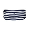 thumbnail image 2 of Yiaed Navy Blue And White Stripes Print Sports Headbands,Moisture Wicking Workout Headband, Sweatband Headbands for Running,Cycling for Women and Men, 2 of 8