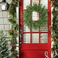 thumbnail image 3 of Large Christmas Wreath for Front Door, Artificial Greenery Wreath Indoor Outdoor Holiday Decor, Xmas Door Hanger for Home Wall Window, 3 of 5