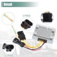 thumbnail image 4 of Unique Bargains Motorcycle Regulator Rectifier for Polaris for Ranger 400 2010-2014 for Polaris Scrambler 500 2010-2012, 4 of 7