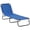 Blue, variant on Folding Chaise Lounge Pool Chairs, Outdoor Sun Tanning Chairs with 5-Level Reclining Back, Steel Frame for Beach, Yard, Patio, Beige