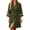 d1492_Army Green, variant on Robes for Women 3/4 Length Sleeve V Neck Soft Nightgowns Casual Lightweight Shower Spa Nursing Sleepwear, S-2XL
