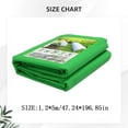 thumbnail image 3 of Plant Covers Freeze Protection, 47.2x196.9 Inch Winter Tree Covers Frost Protection Blankets, Frost Protective Cloth for Outdoor Winter Frost, Cold Weather, Shrubs, Trees, Jackets & Coverings, Green, 3 of 8