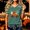 A59 Green, variant on Women's V Neck Halloween Tops Short Sleeve Casual T-Shirts Funny Pumpkin Car Graphic Tees Flattering Blouses for Fall Holiday Party Everyday Activewear