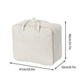 thumbnail image 2 of Hovmgk Linen Storage Basket 23.2×17.3 Inch, Cloth Organizer Bin, Stylish, Sturdy, Easy-clean – Perfect for Living Rooms, Bedrooms, Suitable for Homeowners, Decorators, 2 of 2