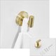 thumbnail image 4 of Juego de accesorios de baño con barra para toallas, 1 gancho para toallas y 1 soporte para papel higiénico en acero inoxidable dorado cepillado, 4 of 4