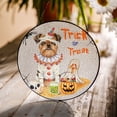 thumbnail image 3 of Trick or Treat Brussels Griffon Funny Mummy Cosplay Pumpkin Candy Basket Stained Glass Suncatcher Griff Dog Lover Window Hanging Sign Decor - 12016, 3 of 5