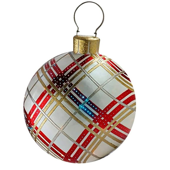 Leojiow Large Inflatable Ornament For Holiday Party Indoor And Outdoor Use With Easy Setup And Storage 60Cm Gold