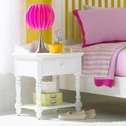 Hillsdale Lauren 1 Drawer Nightstand - White