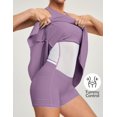 thumbnail image 4 of Le Vechtoo Tennis Dress Womens Athletic Dress Built-in Easy Peezy Shorts & Bra High Neck Adjustable Straps Workout Dresses119, 4 of 12