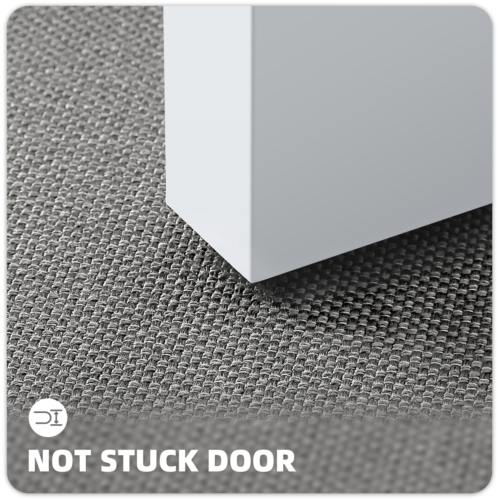 PABUBE Indoor Doormat 28" x 59", Non Slip Door Mats for Inside Washable, Front Door Entry Rug for Entryway Indoor, Dirt Trapper Absorbent Welcome Floor Mats for Home Indoor, Light Grey