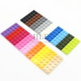 thumbnail image 2 of 50pcs MOC Bulk Building Blocks Bricks Thin Figures Bricks 2x6 Dots Educational Creative Size Compatible with 3795 Toys beige 50pcs, 2 of 6