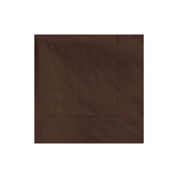 (Price/Case)Hoffmaster 9.5 Inch X 9.5 Inch 2 Ply 1/4 Fold Chocolate Beverage Napkin 250 Per Pack - 4 Per Case