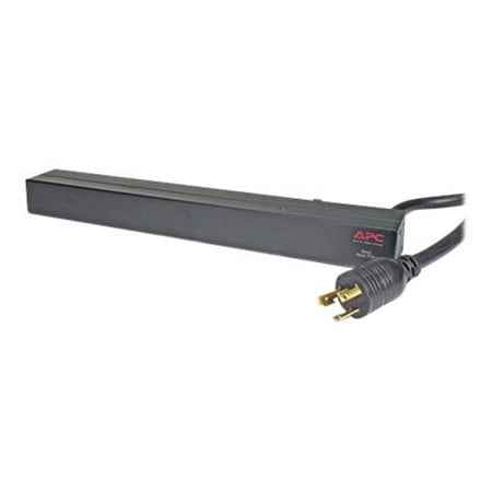 APC Basic Rack PDU - Power distribution strip (rack-mountable) - AC 208 V - input: NEMA L6-30 - output connectors: 12 (power IEC 60320 C13) - 1U - 19" - 12 ft cord - black - for P/N: SMT1000R2I-AR, SMT1500R2I-AR, SMT2200R2I-AR, SMT3000R2I-AR, SRT5KRMXLW-TW