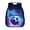 Blue Flame Soccer, variant on Canada Flag Soccer Print Schoolbag for Boys 13.5 Inch Backpack Shoulder Bookbags with Front Zipper Waterproof Shoulder Backpacks Daycare Bags