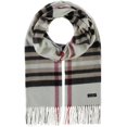 thumbnail image 1 of FRAAS Foulard Plaid Cashmink - Blanc Cassé, 1 of 1