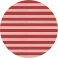 thumbnail image 1 of Ahgly Tapis Rond Lavable en Machine Intérieur Transitionnel Rose Saumon Clair, 3 Pieds Rond, 1 of 7