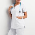thumbnail image 1 of Ropa de lavado de manos de manga corta para sala de operaciones, camiseta corta para mujer, ropa de trabajo, ropa de aislamiento para enfermeras y cirujanos, ropa de trabajo, 1 of 6