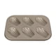 thumbnail image 1 of Molde para Mini Madeleines, Molde Ovalado Antiadherente de 6 Cavidades con Forma de Concha, 1 of 1