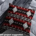 thumbnail image 2 of Homewish Retro Aztec Fabric by the Yard 3 Yard,Boho Geometric Sewing Fabric,Red Gray Black Room Decor Fabric by the Yard For Men Women,Breathable Home Decor, 2 of 6