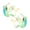 Blue, variant on 1 Pair Tree Frog Ear Clips Realistic Animal Shape Electroplated Polished Ani-slip Non-pierced Alloy Party Events Daily Wear Earrings