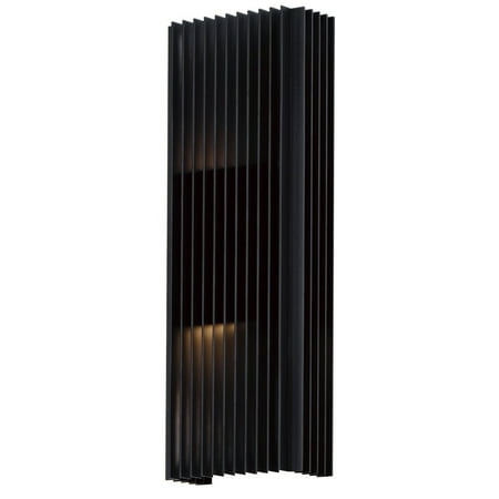 

ET2 Lighting E30117-BK Rampart - 30W 2 LED Outdoor Wall Mount-22 Inches Tall and 8 Inches Wide