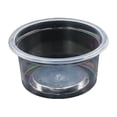 thumbnail image 1 of Cateissary 50 piezas de vasos de porción con tapas, recipientes de plástico transparente desechables, decoración resistente al calor, cajas de Mostrada, 1 of 5