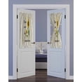 thumbnail image 2 of Sunflower Blackout Curtains, French Door Curtains for Door Window, Vintage Botanical Privacy Drapery for Patio/Sidelight Doors, 1 Panel with Tieback, 54 x 40 Inches, 2 of 6
