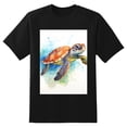 thumbnail image 2 of Plus Size Shirt for Women Black Tops for Women Short Sleeves Shirt for Women Turtle T Shirt Crewneck Shirt for Women XS, 2 of 5