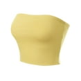thumbnail image 3 of MixMatchy Women's Casual Strapless Basic Sexy Tube Top, 3 of 4