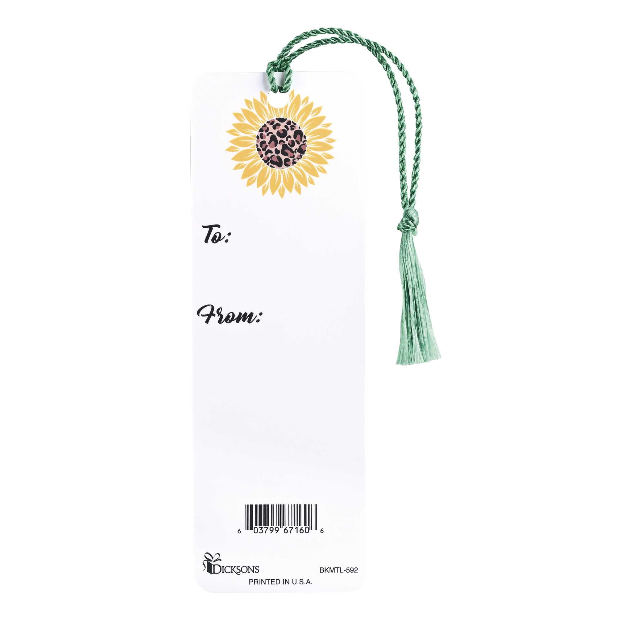 Dicksons Inspirational Tassel Bookmark for Books and Novels 2 x 6 Cardstock Count Your Blessings - Pack of 12