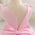 thumbnail image 5 of IDOPIP Toddler Baby Girls Shiny Butterfly Tutu Dress 3D Butterfly Princess Birthday Party Pageant Flower Girl Wedding V-Backless Dresses Photography Wedding Cake Crush 12-18 Months, 5 of 8