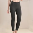 thumbnail image 2 of ABATAB Leggings for Women Thick Soft Low Rise Fleece Lined Trousers Thermal Warm Skinny Yoga Gym Pants for Cold Winter, 2 of 6