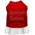 thumbnail image 2 of Pet Dog  Cat Dress Rhinestone, "Spoiled Rotten", 2 of 2