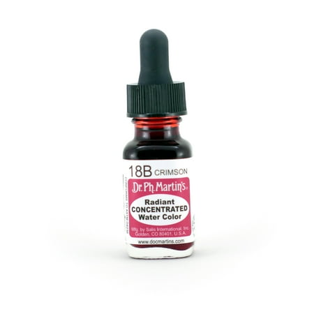 UPC: 0090385418101 | Dr. Ph. Martin s Radiant Concentrated Watercolors crimson 1/2 oz.