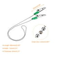 thumbnail image 2 of Unique Bargains Napkin Chains, 22' 6Pack Alloy Neck Bib Holder Chain Sun Hat Strap Lanyard, Green, 2 of 7