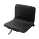 thumbnail image 4 of Silla de estadio con respaldo, bandolera y asa de transporte, plegable Negro, 4 of 9