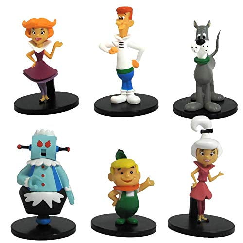 Hanna Barbera The Jetsons Collector 2 "Figura de acción, paquete de 6 Hanna-Barbera 681326710318