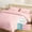 Pink #2, variant on Byikun Bedding Set All Season & Machine Washable with Polyester Sheets Fade Proof for Daily Use Suitable for College Dorm