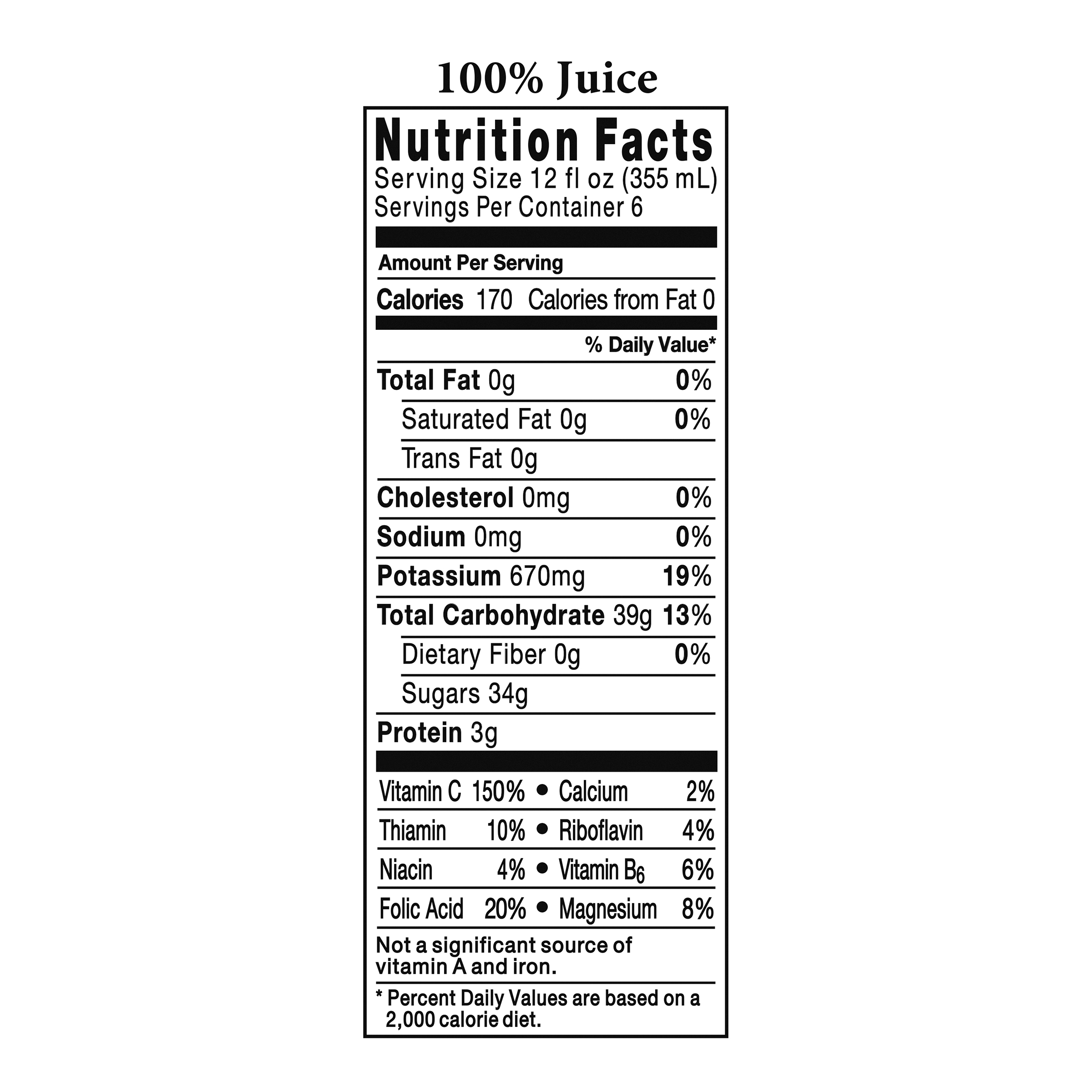 Tropicana Nutrition Facts Besto Blog