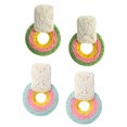 thumbnail image 1 of 2 pares de pendientes de rafia lindos pendientes de ratán pendientes de paja pendientes colgantes de verano para mujeres adolescentes y niñas, 1 of 5