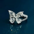 thumbnail image 4 of K-KED Gorgeous 925 Silver Filled Rings Women Cubic Zirconia Butterfly Party Size 6-10-10, 4 of 6