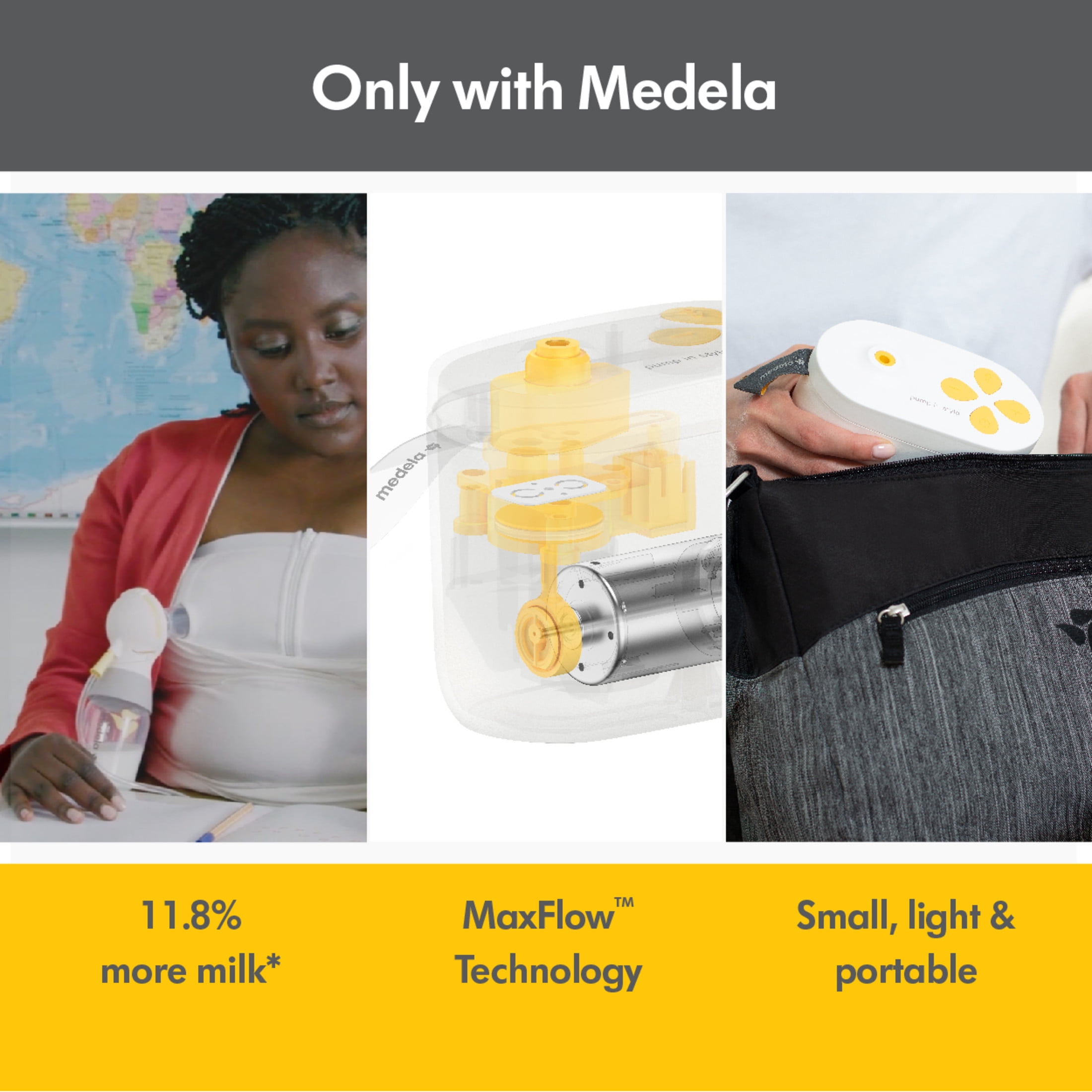 medela Pump In Style maxflow ダブル電動式母乳ポンプ Portable Medela Pump in Style with MaxFlow, Symphony Double