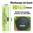 thumbnail image 4 of Pilas recargables Lightalent Ni-MH AA 1300 mAh (paquete de 12), 4 of 7
