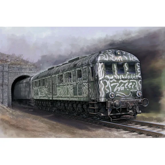 Trumpeter 00225 1:35 scale Wehrmacht Locomotive V188 Plastic model kit