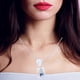 thumbnail image 4 of Collar de resina Pescado tropical Cuello Colgante Pescado Bolsa de agua Charm Joyería de clavícula, 4 of 5