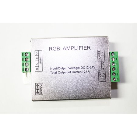 Rgb Led Strip Controller - LED4Everything (TM) DC 12V 24A Amplifier Controller Repeater for RGB LED Module LED Strip Light 5050 3528